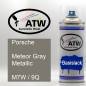 Preview: Porsche, Meteor Gray Metallic, M7W / 9Q: 400ml Sprühdose, von ATW Autoteile West.